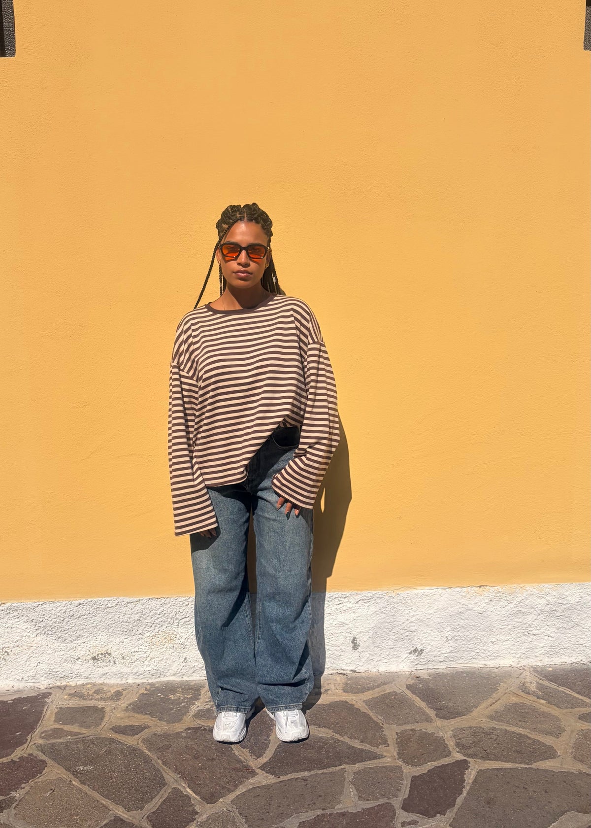 Maglia a Righe Oversize