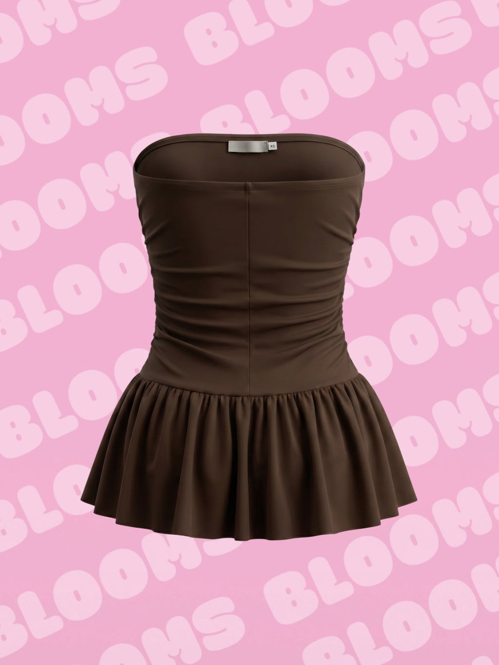 Abito mini a fascia