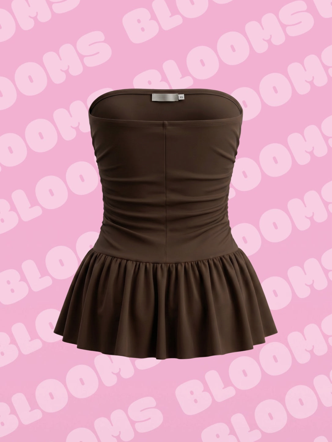Abito mini a fascia