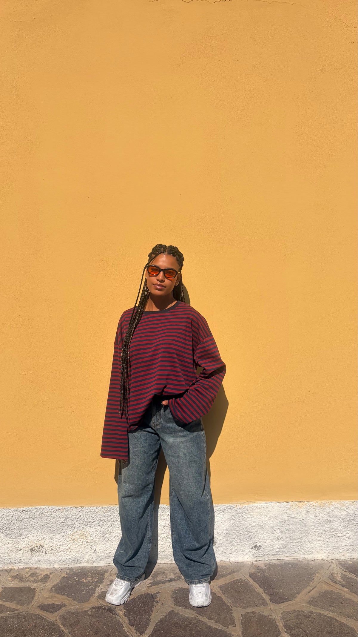 Maglia a Righe Oversize